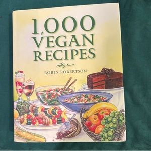 NWOT 1000 Vegan Recipes Cookbook